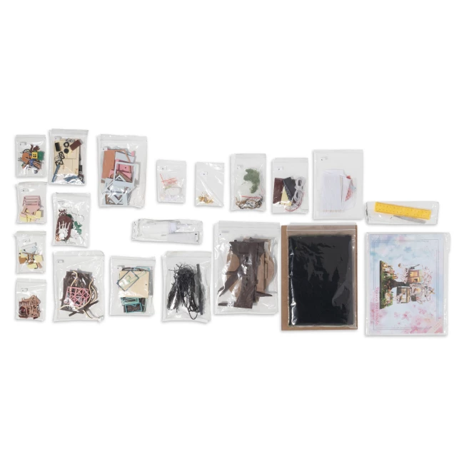 Miniatuurhuis Bouwpakket Groot - Magische Boomhut 'Cherry Blossom'