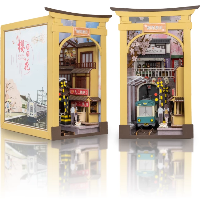 Book Nook Bouwpakket - Japans Treinstation