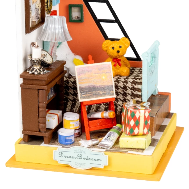 Miniatur Haus Bausatz Mini - Traum-Schlafzimmer