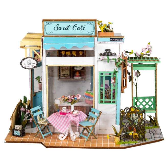 Miniatuurhuis Bouwpakket Medium - Sweet Cafe