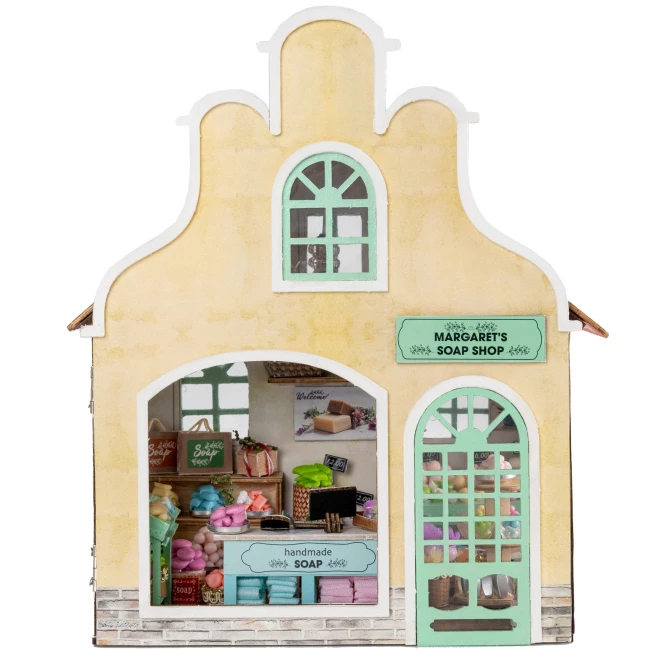 Kit de Construction de Maison Miniature Medium - Boutique de Savon