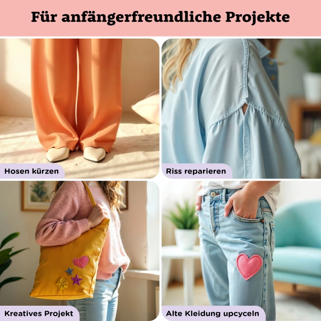 Nähmaschine für Einsteiger - Kombiangebot mit Nähset
