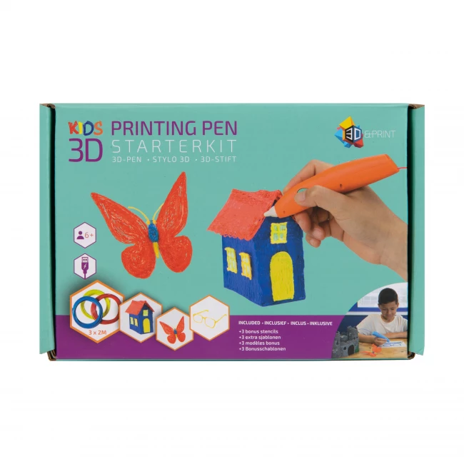 3D Stift Starter-Set für Kinder - Orange