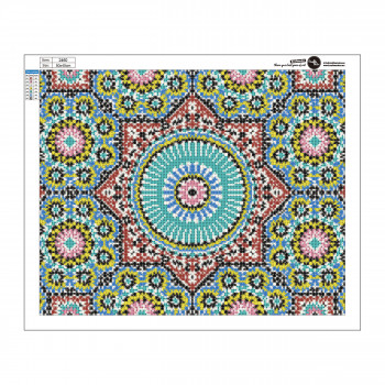 Diamond Painting Canvas Limited Editions - Mosaic Moroccan Tiles