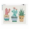 Diamond Painting Canvas Limited Editions - the Three Cacti - 1