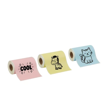 Nachfüllpackungen für den Mini Pocket Printer - Farbiges Papier