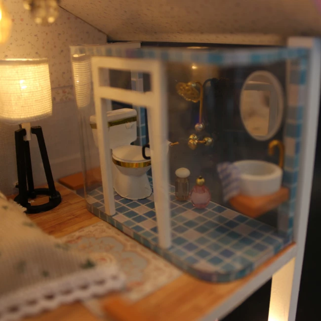 Model Kit Miniature Dollhouse - Mini Villa