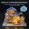 Miniatur Haus Bausatz Groß - Strandhaus - 6