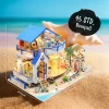 Miniatur Haus Bausatz Groß - Strandhaus - 7