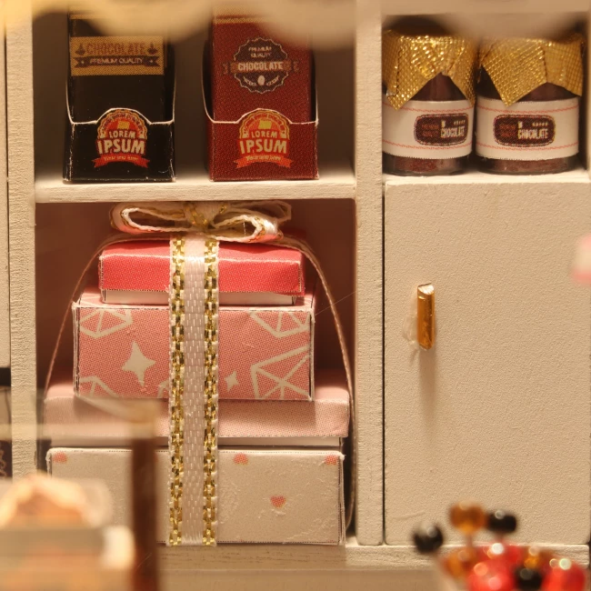 Kit de Construction de Maison Miniature Medium - Chocolatier