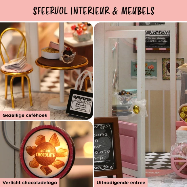 Miniatuurhuis Bouwpakket Medium - Chocolatier