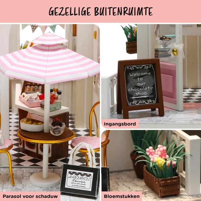 Miniatuurhuis Bouwpakket Medium - Chocolatier