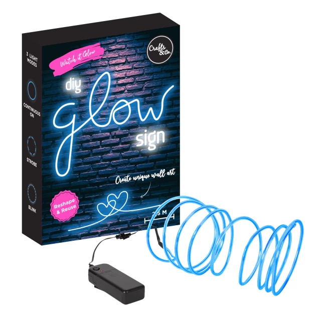 DIY-LED-Neonschild-Bausatz - Blauw