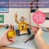 Holzbausatz - Roboter-Uhr - 3