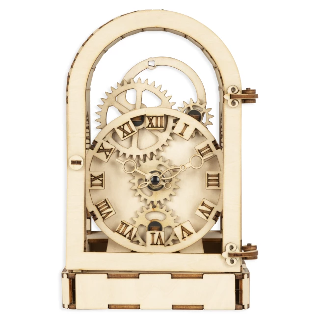 Holzbausatz für Erwachsene - Vintage-Uhr