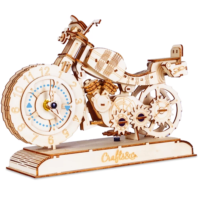 Kit de Construction en Bois - Horloge du Moteur