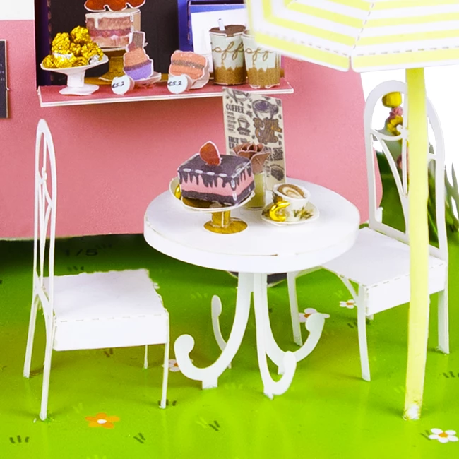 Kit de Construction de Miniature en papier - Camion de Desserts