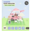 Kit de Construction de Miniature en papier - Camion de Desserts - 7