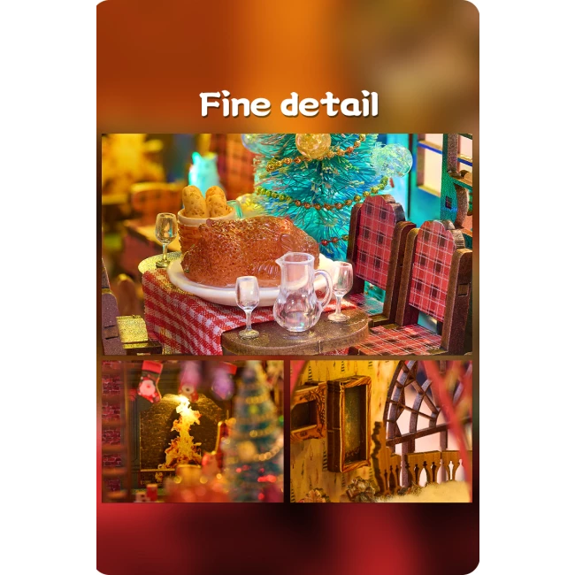 Book Nook Building Kit - Christmas