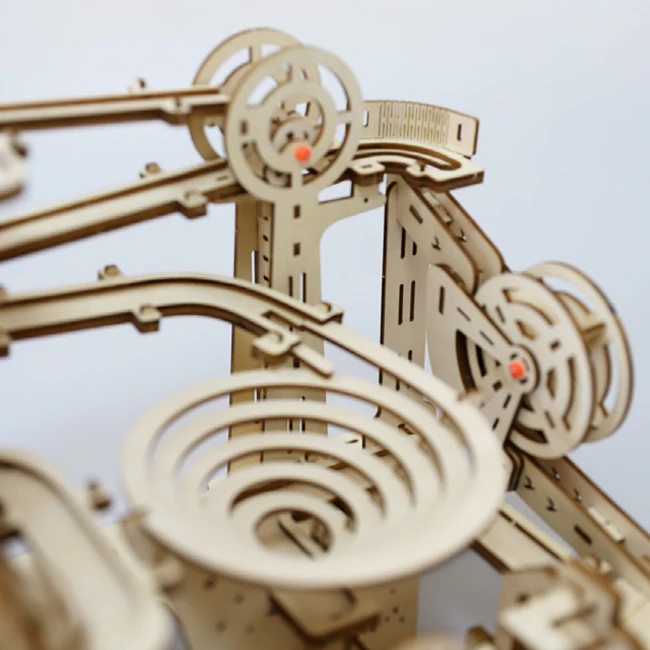 Wooden Construction Kit Marble Run