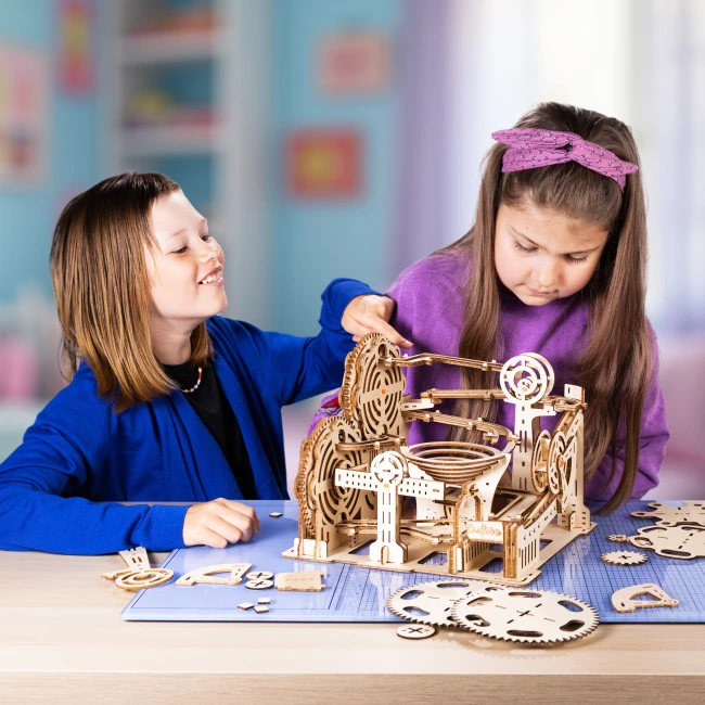 Kit de Construction en Bois - Circuit de Billes