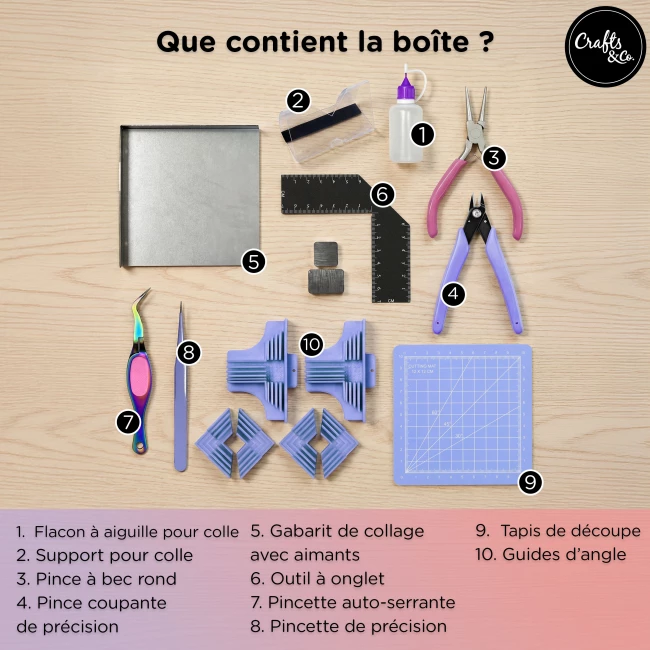 FINGERINSPIRE 2 Mini-boîtes à Outils Pour Maison De Poupée + 16 Outils En Alliage échelle 1:12 – Kit Réparation Atelier Miniature, Rouge Et Noir