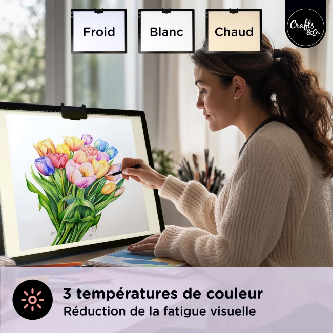 Tablette Lumineuse A3 - Offre Premium avec Sac de Transport