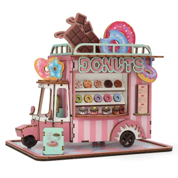 Puzzle 3D en bois - Camion de beignets