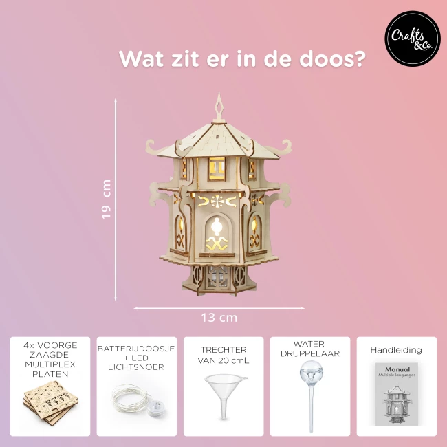 Houten Bouwpakket - Houten Huisje - Paviljoen