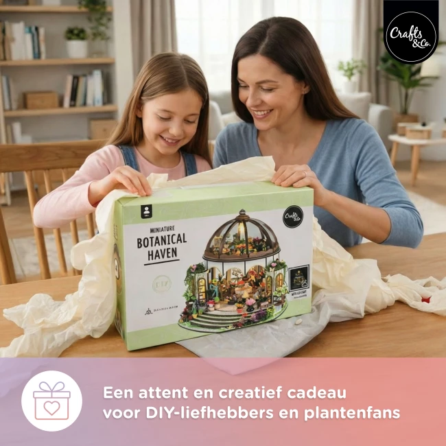 Miniatuurhuis Bouwpakket Medium - Botanical Haven