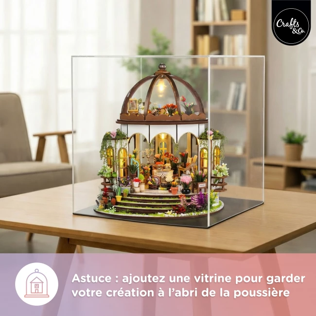 Kit de Construction de Maison Miniature Medium - Havre Botanique