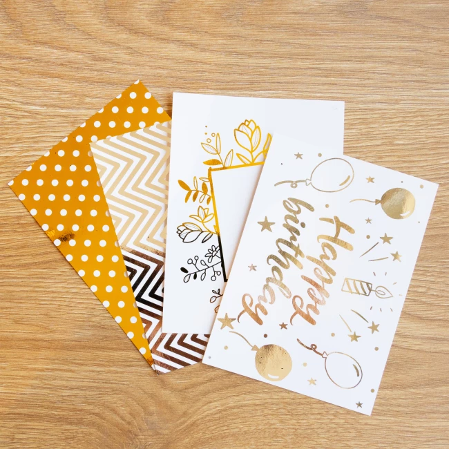 Hot Foil Foil for the Hot Foil Applicator - 4-pack Rainbow