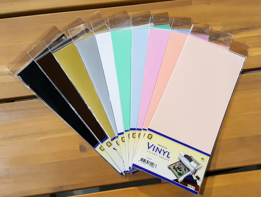 Vinyl Stickervellen - Premium Sticky Sheets - Fluor Roze