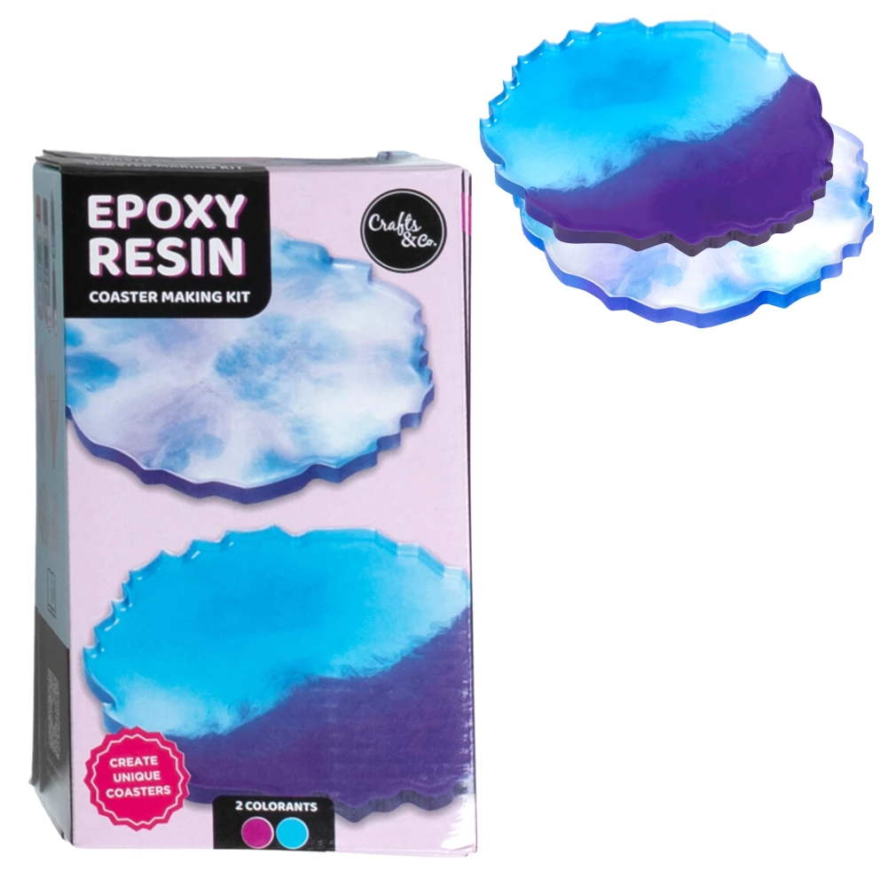 Kit de sous-verre en résine époxy DIY - 3